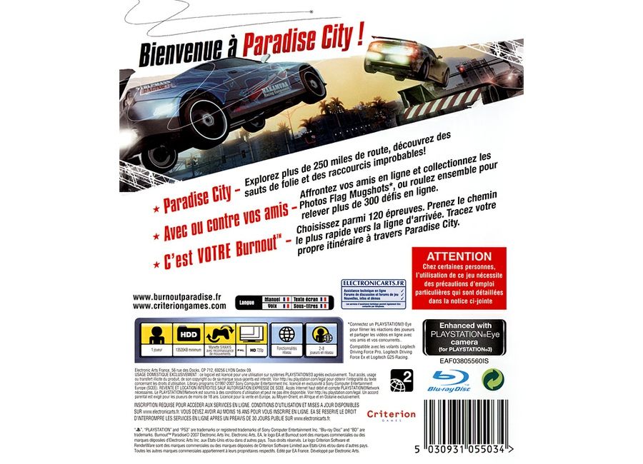 Electronic Arts Burnout Paradise Essentials - PlayStation 3