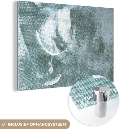 MuchoWow® Glass Painting 150x100 cm - Acrylic Glass Painting - Abstract - Design - Photo on Glass - Paintings