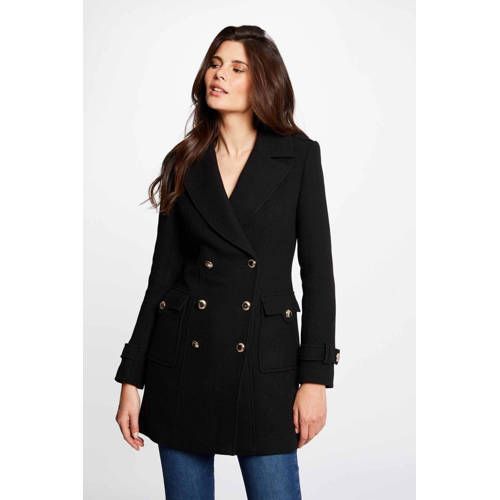 Morgan Coat with Wool - Black