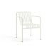 HAY Chaise Palissade Dining avec accoudoirs Crème blanc