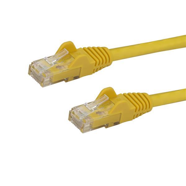 StarTech.com Cat6 netwerkkabel met snagless RJ45 connectoren UTP patchkabel geel 5m