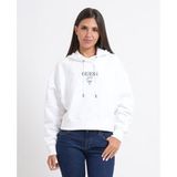 GUESS JEANS Sweatshirt groen / zwart / wit