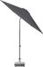 Platinum Sun & Shade - Middenstokparasol - Lisboa - Ø250cm - Antraciet - Kantelbaar - Verstelbare hoogte - Push-up systeem - 96% UV protectie