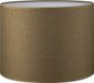 Home Sweet Home Abat-jour cylindre en toile - vert olive - 25/25/19cm - E27