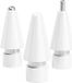 Selected by GSMpunt.nl Replacement Plastic en Metalen Tips - Geschikt voor Apple Pencil 1st Gen & 2nd Gen - Vervangende Tips 3 Stuks - Wit