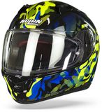 Nolan N60-6 Foxtrot 33 Integraalhelm - Zwart/Blauw/Geel - Maat XXS