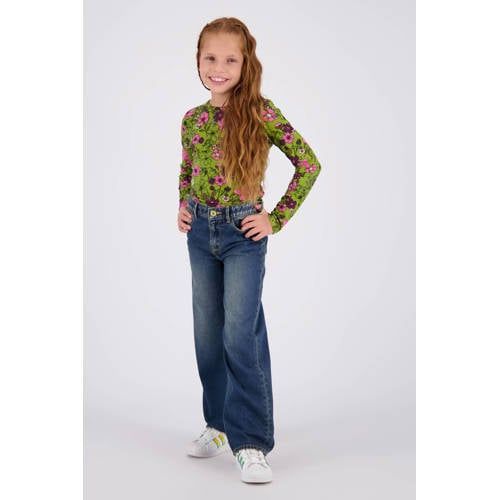 Vingino Cato wide leg jeans - donkerblauw