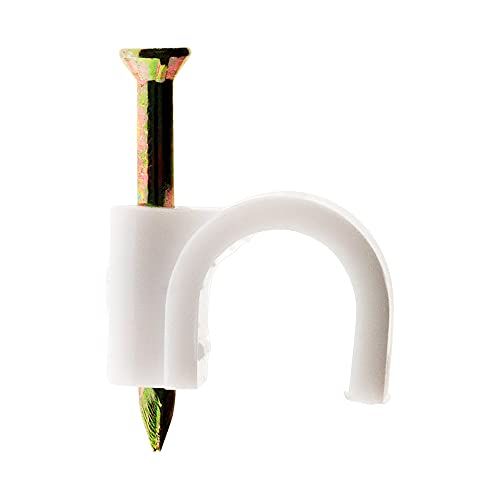 Zenitech - 100 meplatbevestigingen - Diameter 8 mm - Wit - 100 Stuk