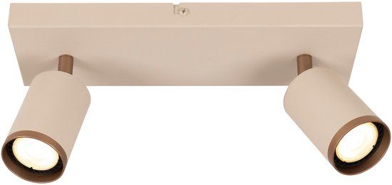 Lucide REGINA - Plafondspot - 2xGU10 - Taupe