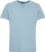 Blend BHAshton split neck tee Heren T-shirt - Maat M - Dusty Blue