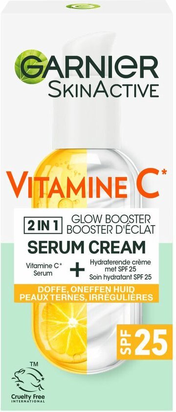 Garnier SkinActive - Serum Cream met Vitamine C* en SPF 25 - 50ml