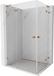 Mexen Lunar L Duo porte battante cabine de douche gauche 105 x 80 cm, transparent, cuivre brossé