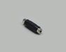 BKL Electronic 1102046 tussenstuk voor kabels 3.5mm Zwart