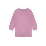 Daily7 korte sweatjurk met backprint - paars