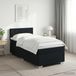 Maison Exclusive - Lit boxspring avec matelas Noir 90 x 190 cm Tissu
