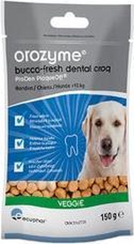 Ecuphar Orozyme Bucco-Fresh Dental Croq Groot 150 gr. (vanaf 10 kg)