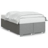Maison Exclusive - Cadre de lit sans matelas gris clair 120x190 cm tissu