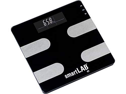 smartLAB fit Body Analysis Scale digital | Lichaamsvet Meten van gewicht, calorieën, water, spiermassa, bot met hoge precisie