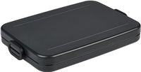 Mepal Lunchbox Flat - Nordic Black - 4 sandwiches