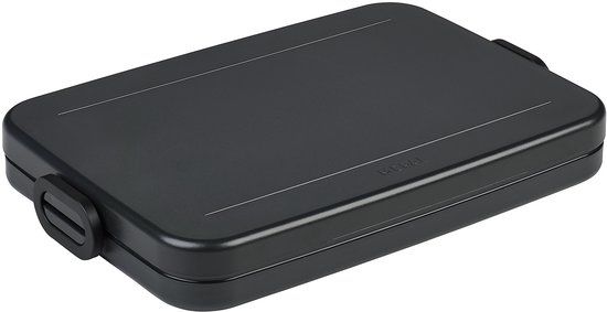Mepal Lunchbox Flat - Nordic Black - 4 sandwiches