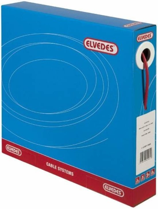 Elvedes Rem-buitenkabel 5 Mm 30 Meter Rood Per Doos