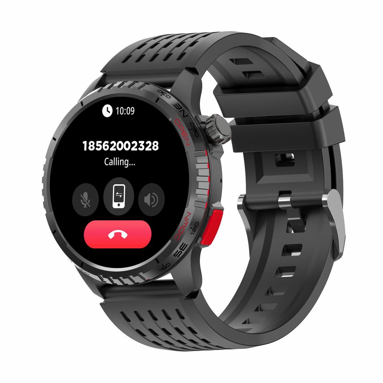 Denver SWG-345B Smartwatch - 1.43" AMOLED Display - GPS - Black