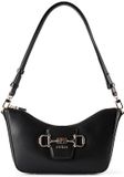 GUESS Janie Convertible Shoulder Bag Black zwart