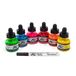 Daler-Rowney FW Neon Ink Set, 6 x 29,5 ml flessen & 1 FW Mixed Media Marker
