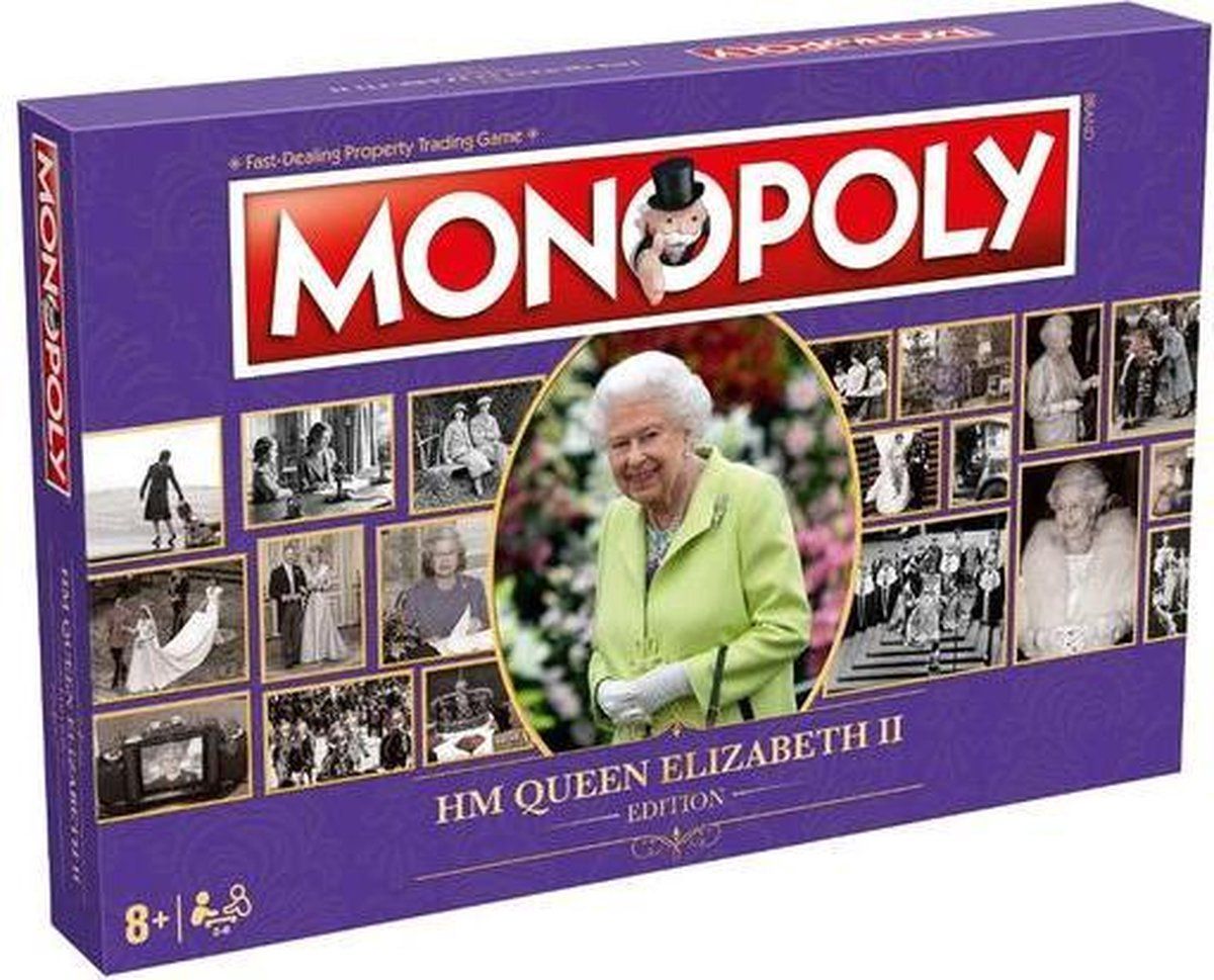 Winning Moves Monopoly Queen Elizabeth II