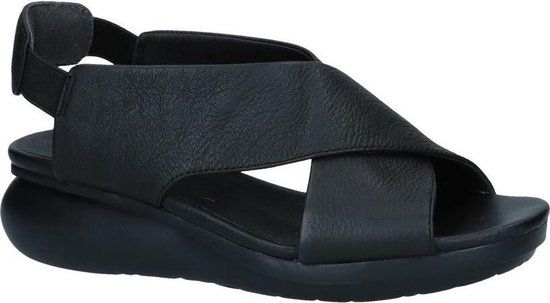 Camper e Sandalen Zwart Maat 36 Dames Plateau sandalen Leer Lente/Zomer 2021