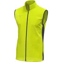 Mizuno Waterdichte Jas Mannen Geel XXS Polyester Lente/Zomer 2025