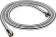 Merkloos / Sans marque Doucheslang roestvrij staal geborsteld - 150 cm - 14 x 14 mm - INOX 12.