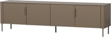 WOOOD Gunnar Tv Meubel - Grenenhout - Mud/Bruin - 56x200x44