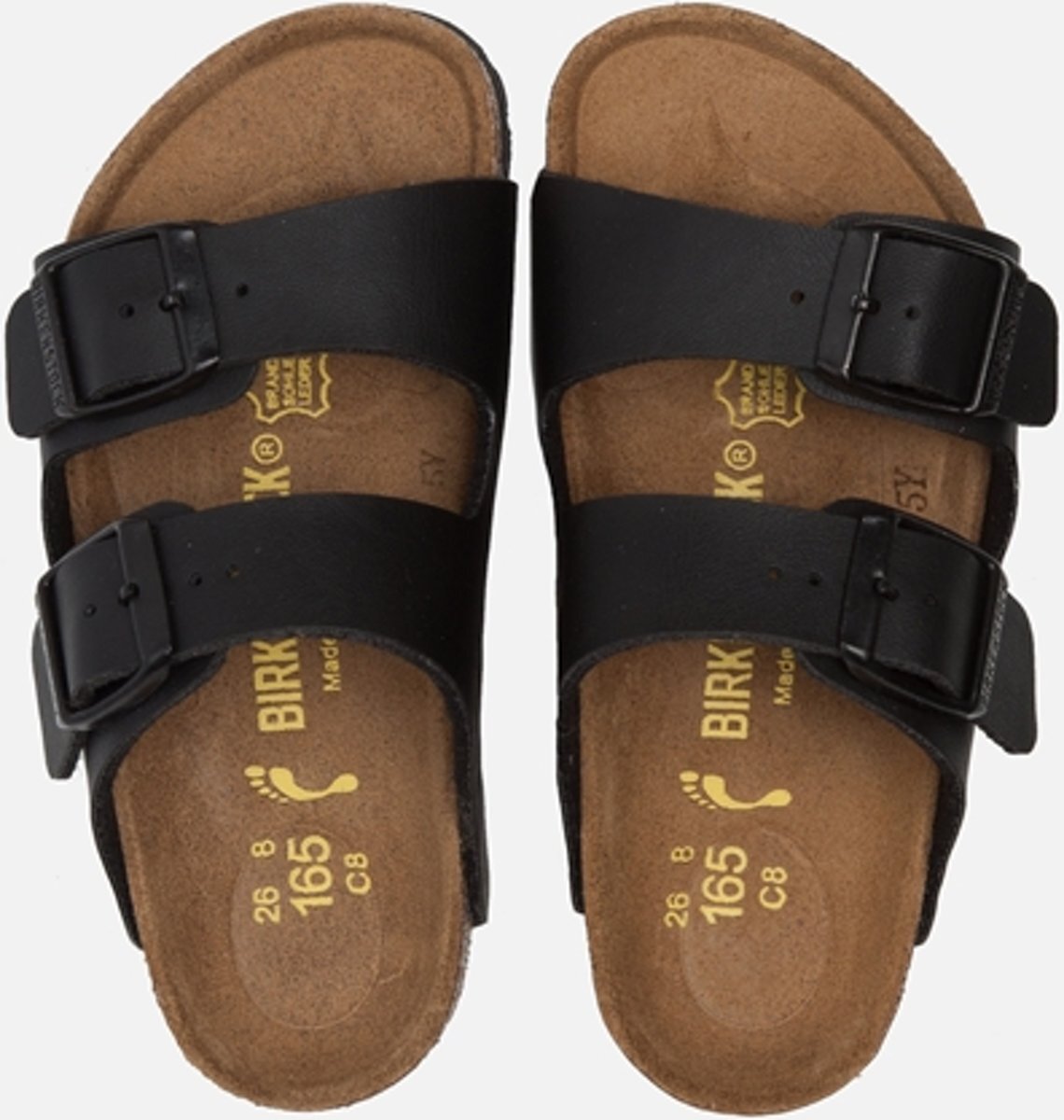 Birkenstock Arizona slippers zwart