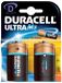 Duracell Ultra M3 D LR20 Pile alcaline 1.5V 2 pièce(s) Noir, Cuivre Cylindrique