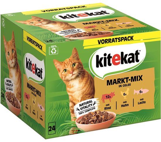Kitekat P.B. Multipack Markt-Mix in Gelee | 24x85g