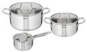 Tefal Virtuoso 3-delige Pannenset - RVS - Inductie Geschikt
