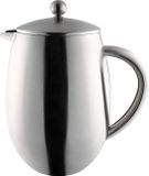 Café Ole BFD-Cup Dubbelwandig Bellied Cafetière Franse perskoffiezetapparaat, satijn, 0,35 liter, roestvrij staal
