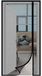 Sekey Moustiquaire de porte anti-rayures pour chat, fibre de verre, rideau magnétique, ouverture latérale, moustiquaire, pour porte de balcon, installation facile, sans perçage, 110x220cm, noir