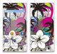 Royal Muurtattoo RS. 108279 zelfklevend voor Sony M4 Aqua met motief Kleurrijke Flowers With Trees