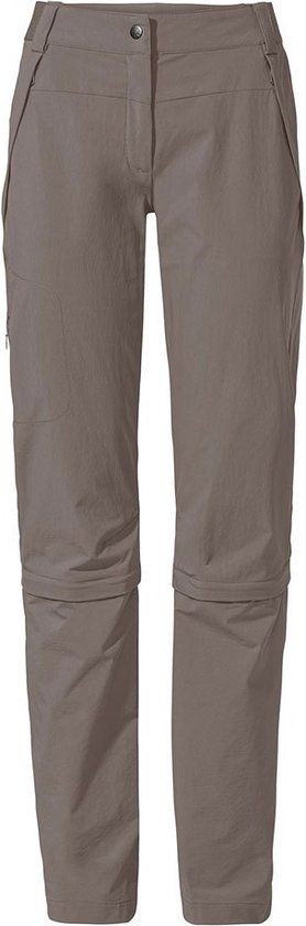 Vaude Farley Stretch Capri T-zip III - Women's Trousers - Grey - Size 42 Long