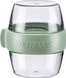 Westmark pocket box Mini, praktisch maaltijdbakje voor onderweg, ideaal voor yoghurt, fruit, snacks, 400 ml (2 x 200 ml), BPA-vrij, muntgroen