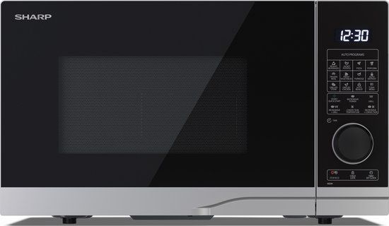 Sharp YC-PC254AE-S Combi Magnetron - 900W - 25 Liter - Zilver