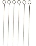 Arte R BBQ/barbecue spiezen/vleespennen - 12x - metaal - 25 cm