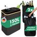 Blumtal verzamelcontainer voor statiegeldflessen, 150 litres, avec 2 compartiments