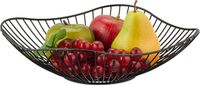 Merkloos Relaxdays Moderne Ronde Fruitschaal van Metaal