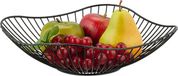 Merkloos Relaxdays Moderne Ronde Fruitschaal van Metaal