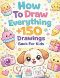 How to Draw Everything for Kids: 150+ Cute Stuff to Draw Step by Step, Animals, Food, Gifts & More | Book For Kids