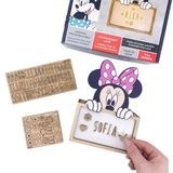 WONDEE Disney Minnie Mouse-lamp, personaliseerbaar, met naam en tekeningen, Minnie nachtlampje voor baby's en kinderen, personaliseerbaar, decoratie voor babykamer, Disney cadeau voor meisjes, doop en