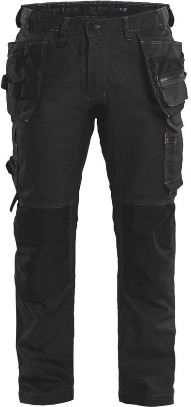 Blåkläder Werkjeans 17501141 Denim Stretch Zwart Maat 56